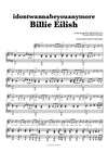i don't wonna be you anymore  piano notes Billie Eilish idontwannabeyouanymore nuty chords sheets akordy pdf download